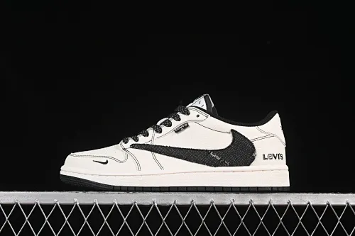 All categories Air Jordan Jordan series basketball shoes Air Jordan 1 Low High-end customized low-top sneakers Levis x Jordan 1 Low AJ1 Joe 1 Levis joint low-top cultural casual sneakers LE2436-135